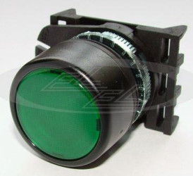 Przycisk zielony podświetlany PPRL2