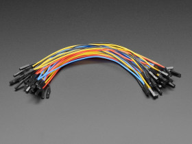 Premium Silicone Covered Female-Female Jumper Wires - 200mm x 40