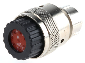 Złącze wielostykowe przemysłowe 8-pinowe Montaż na kablu Wtyczka ITT Cannon