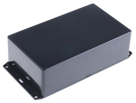 Obudowa ABS szerokość zew. 110 mm długość zew. 191 mm wys. zew. 57 mm Hammond IP54 Czarny