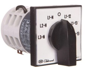 Łącznik krzywkowy woltomierzowy 4P 12A IP65 Łuk E12-82 921282