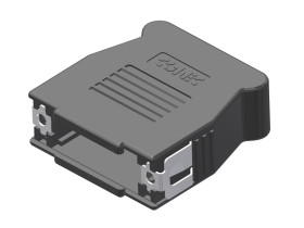 Osłona tylna D-Sub 15 -pinowe ABS Proste Amphenol CONEC