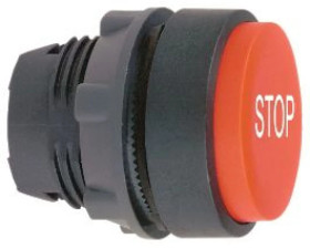 Napęd przycisku czerwony wyst. O 22, z sam. powr. , STOP ZB5AL434