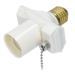 Oprawa E27 z wyłącznikiem gniazdo żarówki z łańcuszkiem