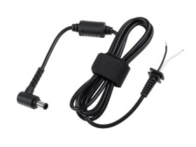 Wtyk kątowy 6,5/4,4 (19.5V/5.13A) sieciowy z kablem do montażu Quer