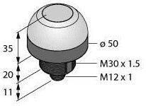 Czujnik umiejscowienia Turck 3030192 1 szt.