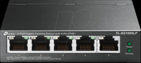 TL-SG1005LP Switch, 5-Port, Gigabit Ethernet, PoE