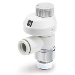 Regulator przepływu SMC Gwintowany, rura Zestaw mocowania sterownika przepływu AS1201FS1 M5 x 0.8mm