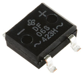 Mostek prostowniczy Jednofazowy 1A 600V Połączenie silikonowe DF-S