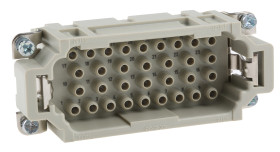 Wkładka złącza dużej mocy 32-pinowe HARTING 16A 32P+E Męski