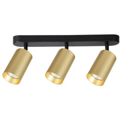 Oprawa reflektorki sufitowe Pipe Spot Złoty 3xGU10 ML1164 Milagro