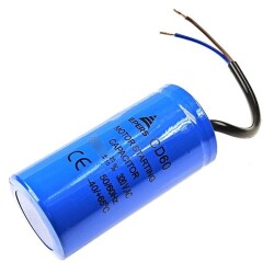 Kondensator do silników 250uF 320V, przewody; EPERS