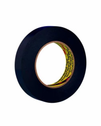 Taśma winylowa szerokość 25mm Czarny Taśma do wyznaczania ciągów komunikacyjnych 3M +77°C Winyl grubość 0.26mm