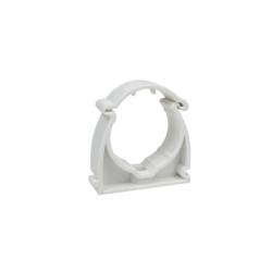 Uchwyt do rur zamykany UZ-22 biały PVC 22 (100 szt.) ZPTS