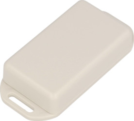 ABS miniature enclosure, (L x W x H) 60 x 35 x 15 mm, light gray (RAL 7035), IP54, 1551JFLGY