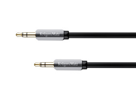 Kabel wtyk jack - wtyk jack 3.5 stereo 3.0m Kruger&aMatz