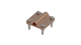 Złącze Uniwersalne 3-Elem. 80X80 Bednarka-Pręt16 Miedź 215.3.1 Cu 21501303