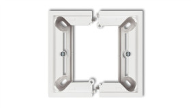 Deco Puszka Natynkowa Pojedyncza, Składana Deco Biały Dpu-1