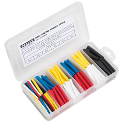 Sealey HST50MC Heat Shrink Tubing Assortment 190pc 50mm Mixed Colours