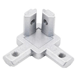 Ukryty łącznik do profili V-Slot 3-stronny - naturalny