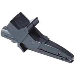 Metrel 20991907 A 1013 Alligator Clip Black Ensures Good Electrical Contact