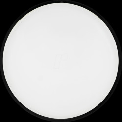 20300552 Pictor ceiling light, 1550 lm, 4000 K, round, IP54, black