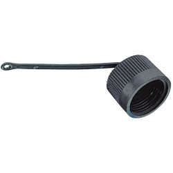 Binder 08 2301-000-000-Protection Cap with 70mm Strap for Male Cable Mount