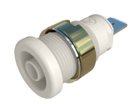 Złącze bananowe Męski Wypustka Biały 32A Hirschmann Test & Measurement rozmiar 4 mm