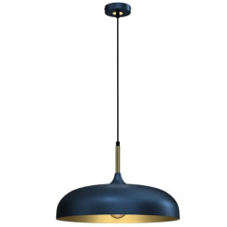 Lampa wisząca LINCOLN BLUE/GOLD 1xE27 MLP7901 Milagro
