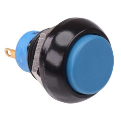 IPP3SAD1 Blue Momentary 12mm Push Button Switch Flat Actuator SPST IP67 APEM