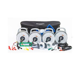 Zestaw testera uziemienia 1010-177 Kolce do pomiaru masy, taśma pomiarowa, przewód pomiarowy na szpuli ETK50 Megger