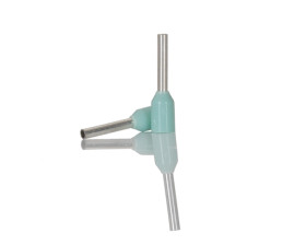 Końcówka tulejkowa izolowana 0.34mm² długość 6mm Turkusowy średnica 0.8mm Izolowane RS PRO