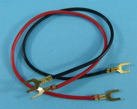 PRZEWÓD POŁ.WID.-WID.20cm BLACK/RED 2szt