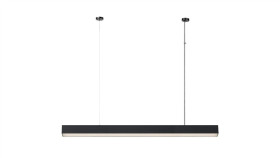 Lampa Wisząca Luci L Led Cct Tuya Czarna Lp-1401/1P L Bk Smart Light Prestige