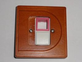 Gniazdo telefoniczne p/t RJ-12 6p6c GTP-16E