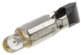 Lampka kontrolna Żółty 24V ac/dc Wysuwana do telefonów LED średnica 5.5mm długość 22mm