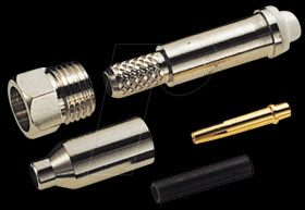 FME connector for RG 174, coupling, crimp