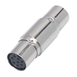 Adapter D-sub z typu mini DIN na rodzaj Żeński z rodzaju Żeński na typ mini DIN