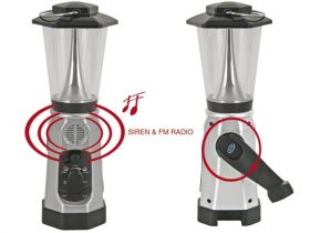 LATARKA LED+DYNAMO+RADIO+ALARM