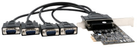 Karta szeregowa, RS232, l. portów: 4, magistrala: PCIe, Szeregowe
