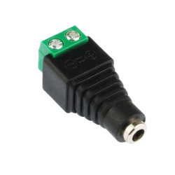 Adapter złącza żeńskiego DC Jack 3,5x1,35mm na złącze terminalowe