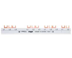 Szyna łączeniowa 3P 63A 10mm2 widełkowa (12mod.) KDN363F