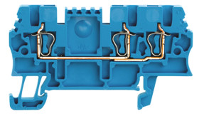 Blok zacisków przelotowych Weidmuller poziomy: Pojedynczy 30 → 16AWGZacisk Factory Automation raster: 3.5mm