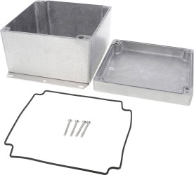 Hammond Electronics 1550Z139F Obudowa uniwersalna, (D x S) 160 mm x 160 mm, odlew aluminiowy, 1 szt.