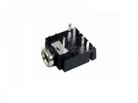 Jack 3,5 GN stereo do druku + wyłącznik