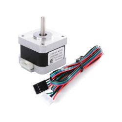 Silnik krokowy NEMA17 42mm 17HS4401 do drukarki 3D, CNC z przewodem 1m