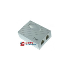 Filtr ADSL 2 port.(PC+telefon) (z przewodem)