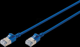 DK-1632-A-020S-B Cat.6a patch cable, F/FTP, blue, 2 m
