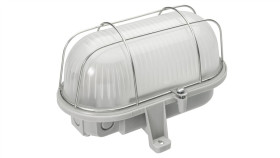 Oprawa Kanałowa Oval-7063T, E27, 75W, Biała-Polipropylen, Klosz...