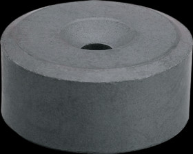 Damping magnet, hard ferrite, (Ø x H) 31 x 15 mm, E10753
